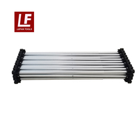 Barre de support en aluminium pour table de travail pliante de grande taille avec 15 pieds de support