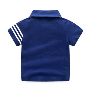 T-shirts d'été pour bébé garçon, manches courtes, col polo, 2-3-4-5-6-7 ans, vêtements pour enfants, nouveaux t-shirts pour enfants, Garçon - Product Image 4