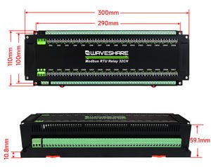 Modbus RTU Relay 32CH Waveshare Module RS485 Interface 7~36V with Multiple <b>Isolation</b> Protection Circuits - Product Image 3