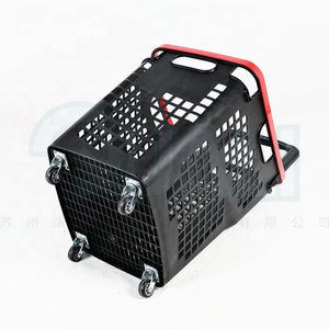 Nouveau style 2022 Quali Brand Quali-1040 Panier à roulettes 100% PP Premium Quatre roues Logo personnalisé Supermarché/Épicerie - Product Image 6