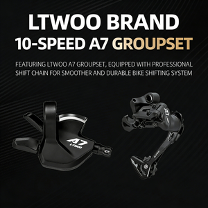 Telaio per Mountain Bike in Lega di Alluminio 26 Pollici con Pedali, Freno a Disco Idraulico, 10 Velocità per Ciclismo Cross Country - Product Image 3