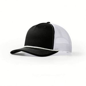Gorra Trucker de Malla de 5 Paneles Personalizada al por Mayor con Bordado 3D, Diseño de Personaje de Moda Unisex, Gorra Snapback de Verano con Cuerda - Product Image 4