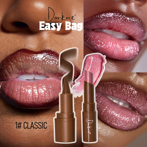 Darkme Easy Bag Lip Combo – Ensemble Rouge à Lèvres Hydratant Longue Durée Imperméable Teinte Foncée, Crayon à Lèvres Nacré et Gloss – <span class=keywords><strong>Maquillage</strong></span> des Lèvres - Product Image 1