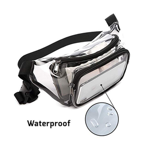 Sac banane transparent en PVC imperméable pour activités de plein air, course à pied, sport, pour femmes et hommes - Vente flash - Product Image 5