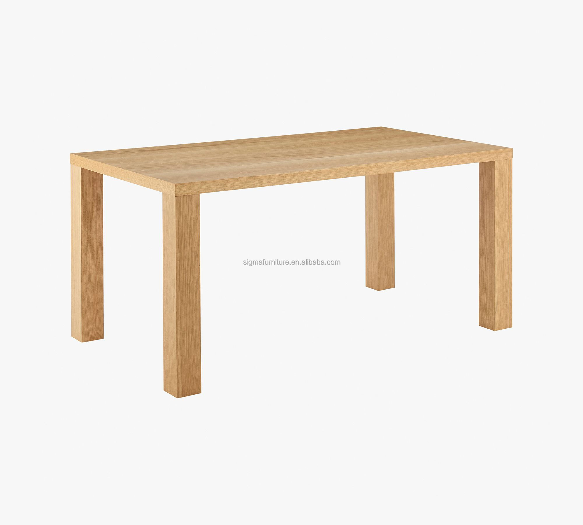 Most popular modern living room furniture rectangle wooden dining table