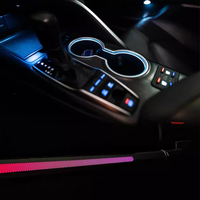 Kit d'éclairage d'ambiance pour voiture 64 couleurs pour Toyota Camry 8ème génération 2018-2023 LHD/RHD, LED intérieur, mise à niveau multi-styles, décoration d'ambiance