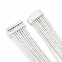 Cable personalizado Xinya con aislamiento de silicona, terminal de cobre estañado de doble extremo JST Molex, hebilla de bloqueo HY2.0, clasificación 3KV