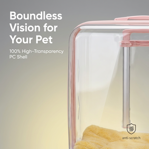 Trolley multifonctionnel extérieur respirant pour chats chiens Grande capacité 10kg 100% Transparent New Fashionable Foreign - Product Image 3