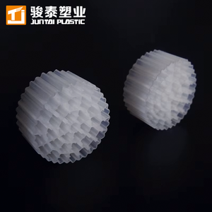 Matériaux résistants à la corrosion Médias filtrants MBBR Attachement efficace du biofilm Réacteur MBBR Restauration écologique de la rivière et du lac - Product Image 5