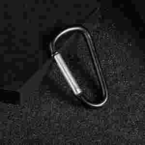 Factory Wholesale Outdoor D Shaped No 4 Sports Carabiner <b>Aluminum</b> Alloy Spring Loaded Hook for <b>Water</b> <b>Bottle</b> Hanging - Product Image 2