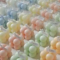 Ornements parfumés élégants faits à la main, cadeaux haut de gamme transfrontaliers, cadeaux d'anniversaire, mini bougies parfumées en forme de Rubik's Cube