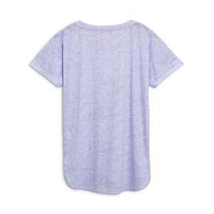 2024 été à la mode femmes coton T-Shirt XL demi manches longueur en gros Logo personnalisé imprimé lavande bouton fabriqué - Product Image 4