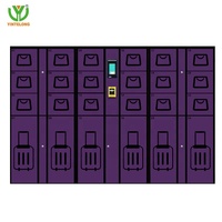 Yinlong - Almacenamiento de Equipaje Inteligente con Código QR, Autoservicio, Impermeable, para Exteriores, Playa, Almacenamiento Compartido, Pago con Tarjeta