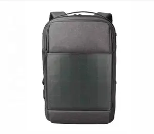 New style outdoor functional solar panel charger backpack bag for mobile phone solar laptop backpack