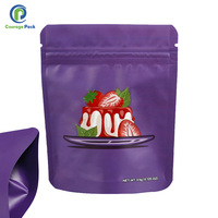 Sacs en mylar de 1 lb imprimés sur mesure sacs de pochette debout scellés auto-adhésifs sac en mylar doux au toucher 1000 pièces par impression numérique
