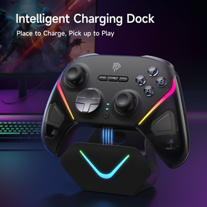 EasySMX D10 Nuevo Gamepad para PC, Joystick TMR, Gatillos de Corte Dual, Base de Carga Inteligente con Inicio/Parada, Inalámbrico 2.4G, Tipo-C para PC - Product Image 4