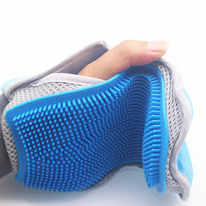 Gants anti-poils pour animaux de compagnie 24x17cm en matériau TPR pour le toilettage et le nettoyage des chiens - Product Image 2