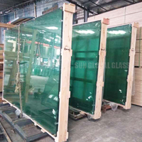 44.2 Verre Feuilleté clair 8.76mm PVB Double Couches En Verre 4 + 0.76 + 4mm Clair de Bâtiment En Verre de Sécurité usine
