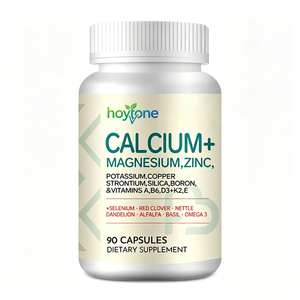 Capsules de calcium, magnésium et zinc en marque privée OEM avec vitamines <span class=keywords><strong>A</strong></span>, <span class=keywords><strong>D3</strong></span>, <span class=keywords><strong>K2</strong></span>, B6, E pour la force osseuse, le soutien musculaire et immunitaire - Product Image 1