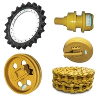 Pièce de machinerie de construction pour excavatrice Komatsu PC200-8/PC220-8/PC200-5, ensemble de chaîne de chenilles