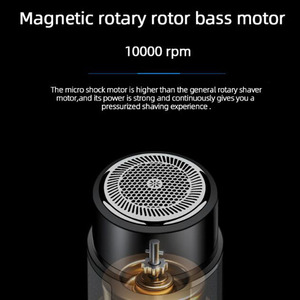 Mini Afeitadora eléctrica para hombre, maquinilla de afeitar automática, afeitadora portátil para Barba, afeitadora recargable, mini afeitadora para coche de viaje - Product Image 6