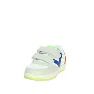 Zapatillas Deportivas Victoria para Niños, Blancas y Azules, con Cierre de Velcro, Estilo Baloncesto - Product Image 6