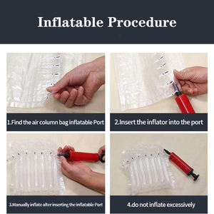 Emballage de protection antichoc gonflable rembourré sac d'expédition sac de colonne d'air pour articles fragiles - Product Image 3