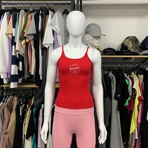 JL37C Phụ Nữ Trọng Lượng Nhẹ Gân Bông Yoga Tank Tops Mềm Nén Quảng Trường Chính Thức Thoáng Khí SINGlet - Product Image 5