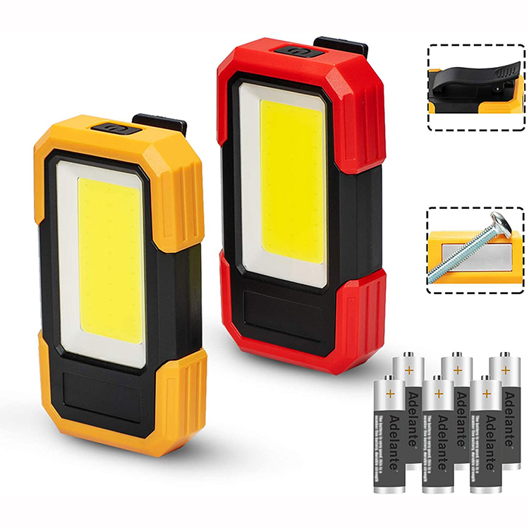 Multi-purpose LED Magnetic Base & Clip Battery Operated 400LM COB Magnetic Work Light