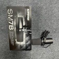 Microphone dynamique filaire SM7B, directivité cardioïde, suppression du bruit, professionnel pour l'enregistrement vocal, studio, podcast, direct