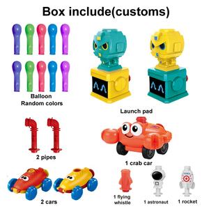 รถบอลลูนของเล่นเพื่อการศึกษาสำหรับเด็ก,สินค้ามาใหม่ทดลองวิทยาศาสตร์แรงเฉื่อยตัวปล่อยแรงบินบอลลูนอากาศของเล่นเพื่อการศึกษาสำหรับเด็ก - Product Image 3