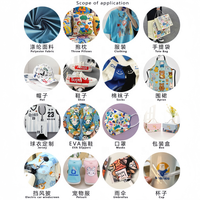 Autocollants d'impression par transfert de chaleur DTF personnalisés matériau PET papier autocollant DTF logo A4 pour t-shirts