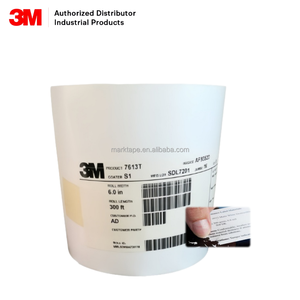 Material de etiqueta a prueba de manipulaciones MACtape que garantiza la integridad del producto Etiqueta Vinilo blanco Protección de activos valiosos Etiqueta 3M 7613T - Product Image 2