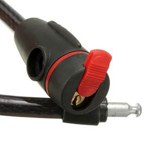 유니버설 도난 방지 자전거 자전거 잠금 스테인레스 스틸 케이블 코일 성 오토바이 사이클 <span class=keywords><strong>Mtb</strong></span> 자전거 보안 잠금 장치 2 키 - Product Image 4