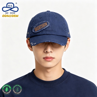 Casquette de baseball vintage délavée et vieillie style streetwear à profil bas, personnalisable avec patch, pour homme et femme, idéale pour l'extérieur