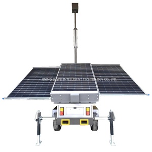 Trailer an ninh năng lượng mặt trời di động với hệ thống giám sát hoạt động ngoài lưới để giám sát cơ sở an toàn - Product Image 2