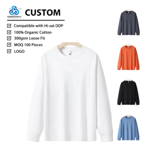 <span class=keywords><strong>Sudadera</strong></span> Personalizada Unisex de Manga Larga con Cuello Redondo, Felpa, Algodón, Corte Regular, Anti-Pilling, Tejida, Impermeable, Ecológica, Bordada - Product Image 1