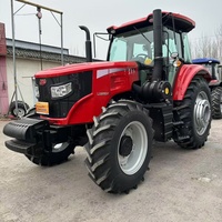 Tracteur agricole à quatre roues LXM1604-CHP, double usage pour champs secs et rizières, châssis robuste 4x4, avec rotoculteur