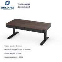 JIECANG OEM Table basse réglable de bureau debout Table à thé pour café à la maison