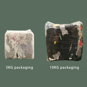 قطع قماش للتنظيف بالجملة، بالة 10 كجم من قماش القطن المستعمل، نفايات قطنية للتنظيف الصناعي والبحري - Product Image 5