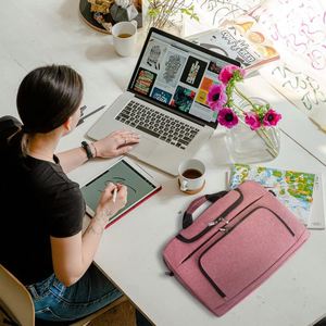 Sac fourre-tout pour ordinateur portable, grand sac de travail pour femmes d'affaires, sac fourre-tout pour enseignantes, fabriqué en usine BSCI - Product Image 2