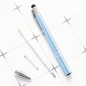 Custom Metal Stylus Ballpoint <b>Pen</b> with Logo Print - Click Action Promotional Touch Screen <b>Pen</b> - Product Image 4