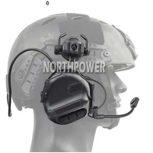 רכבת מהירה טקטי mounts מתאם headset בעל סט ירי קסדה 360 סיבוב קסדה מסילה הרכבת - Product Image 5