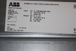 Variador de Frecuencia ACS880-01-119A-7 ACS88001119A7 de 125A para PLC - Product Image 2