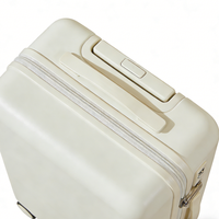 Valise rigide rose de 28 pouces, ensemble de bagages à 4 roues pivotantes en PC, dernier design avec prix réduit OEM/ODM
