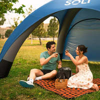 Chapiteau publicitaire dôme X tente avec lumière gonflable Gazebo avec logo personnalisé événement exposition sport extérieur