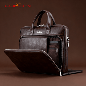 Colefa marque hommes enseignant épaule sacs à main bureau porte-documents ordinateur portable <span class=keywords><strong>sac</strong></span> couvre manches 15.6 pouces hommes sacs <span class=keywords><strong>de</strong></span> messager - Product Image 5