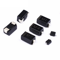 Diodes redresseuses CMS M1 M4 M7 SS12 SS14 SS16 SS24 SS34 SS26 SS36 SS110 SS210 US1M RS2M RS1M ES1D 1N4007 DO-214