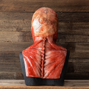 Masque de crâne d'Halloween, masque de squelette d'horreur <span class=keywords><strong>Resident</strong></span> <span class=keywords><strong>Evil</strong></span>, masque de squelette de démon zombie Indie Station - Product Image 5