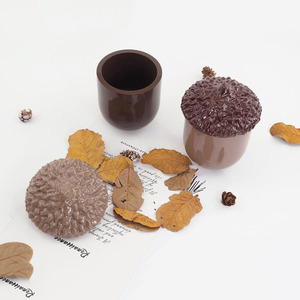 YS cône de pin pot de stockage Silicone moule bricolage cristal goutte à goutte résine plâtre créatif fabrication de bijoux à la main bougies décor à la maison artisanat - Product Image 4